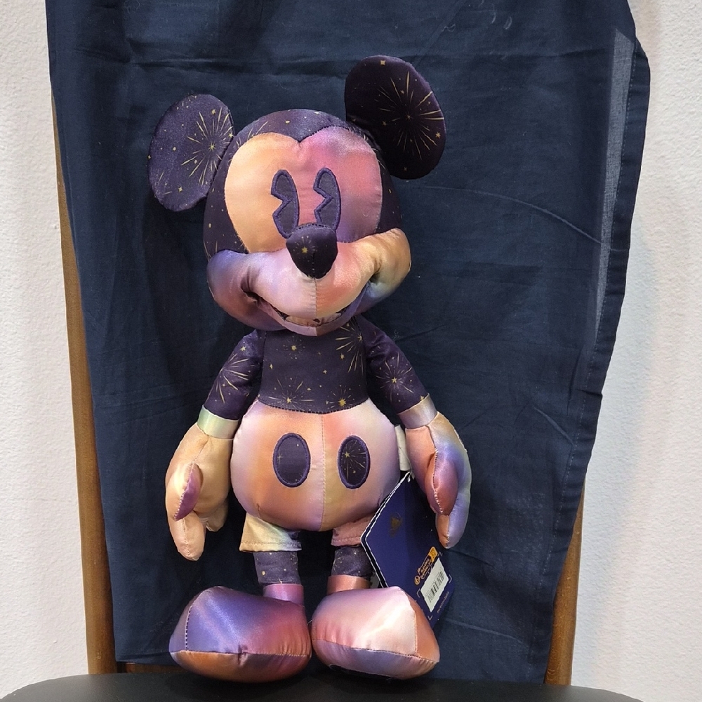 Firework Print Mickey Mouse 50th Anniversary Plush